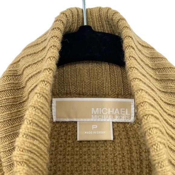 MICHAEL Michael Kors Camel Toggle Poncho - Picture 6 of 7